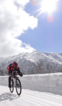 Descent on the Mt.Tokachidake